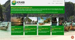 Desktop Screenshot of krabitourpackage.com